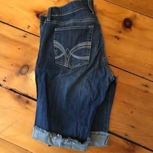 LuckyBrand cut- off jean shorts, like new!!! 12/31